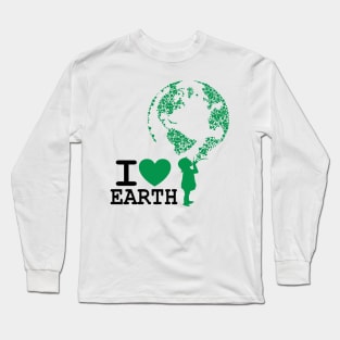 I love earth Long Sleeve T-Shirt